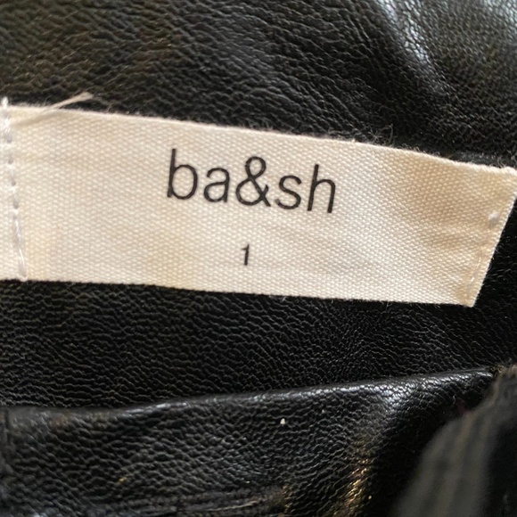 Leather ba&sh shorts - Picture 8 of 9